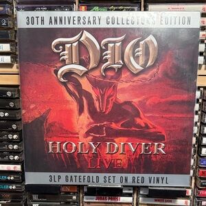 Dio "Holy Diver Live" 30th Anniversary Red Vinyl 3LP